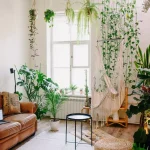 salon w stylu boho